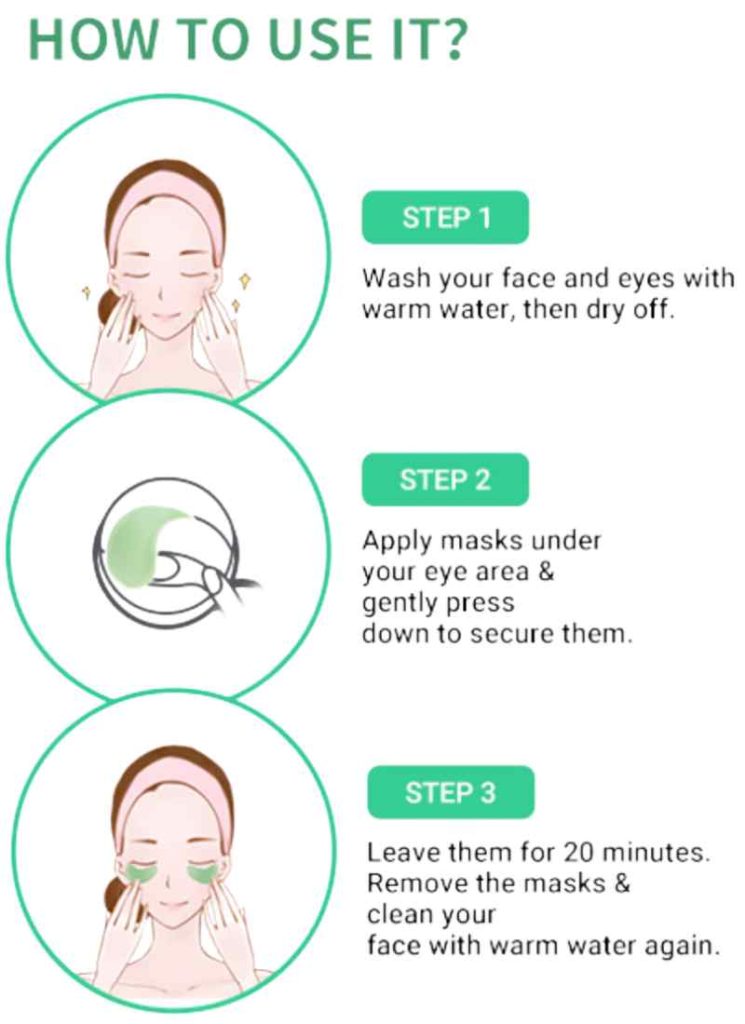 How To Use BREYLEE Aloe Vera Eye Mask
